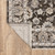 6' X 9' Grey And Ivory Oriental Power Loom Stain Resistant Area Rug With Fringe - 606114605737