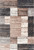 7’ X 9’ Beige Modern Blocks Area Rug - 808230025073