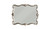 40" Antique Champagne Finish Irregular Dresser Mirror