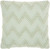 Boho Seafoam Green Textural Chevron Throw Pillow