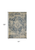 8' X 11' Ivory And Sky Blue Oriental Area Rug