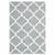 Homeroots Home Decor 8' x 11' Geometric Shag Power Loom Stain Resistant Area Rug, Grey and Ivory