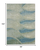 7' X 10' Beige Blue And Sage Abstract Area Rug