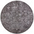 Homeroots Home Decor 8' Taupe, Black and Gray Round Wool Paisley Tufted Handmade Area Rug