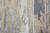 Homeroots Home Decor 8 Inch Abstract Power Loom Distressed Runner Rug, Tan Orange and Ivory