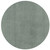 Homeroots Home Decor 8' Round Polyester Slate Area Rug, Slate, Round