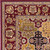 Homeroots Home Decor Red Machine Woven Traditional Quatrefoil Octagon Indoor Area Rug, Red, Octagon 91 inches