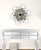 Set Of Three Silver Metal Flower Wall Decor