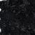 6' X 6' Black Faux Fur Washable Non Skid Area Rug