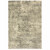 3' X 5' Grey Ivory Beige And Taupe Oriental Power Loom Stain Resistant Area Rug