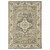 Homeroots Home Decor 8' x 11' Beige and Gray Traditional Medallion Indoor Area Rug