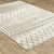 5' X 7' Ivory And Grey Geometric Power Loom Stain Resistant Area Rug - 606114601364