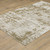 Homeroots Home Decor 8' x 10' Abstract Power Loom Stain Resistant Area Rug, Beige Gold and Grey