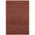3' X 5' Red and Gold Geometric Power Loom Area Rug