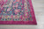 Homeroots Home Decor Fuchsia and Blue Distressed Area Rug, 8' x 10', Distressed Finish
