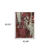 5' X 7' Red and Beige Abstract Power Loom Area Rug