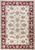 Homeroots Home Decor Ivory and Red Mahal Rug, 9' x 12', Polypropylene