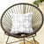 Gray and White Geometric Squares Decorative Throw Pillow Cover