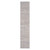 2' X 10' Gray Abstract Runner Rug