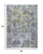 5' X 8' Gray Yellow And Purple Abstract Area Rug