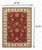 Homeroots Home Decor 5' x 8' Red and Ivory Machine Woven Floral Oriental Indoor Area Rug