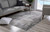 4' X 6' Gray And Ivory Distressed Area Rug