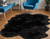 Black Animal Print Area Rug