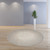 Homeroots Home Decor 8' Round Polyester Ivory Area Rug, Ivory