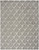 Homeroots Home Decor 8' x 11' Charcoal Floral Stain Resistant Non Skid Area Rug
