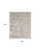 8' X 10' Ivory Gray And Tan Abstract Distressed Area Rug