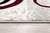Homeroots Home Decor 8' x 11' Red and White Inverse Circles Area Rug