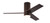42" Dark Brown Propeller Three Blade Dimmable Remote Control Integrated Light Ceiling Fan