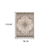 7' X 10' Ivory And Blue Oriental Area Rug With Fringe