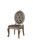 20" X 24" X 42" 2Pc Antique Champagne Side Chair