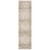 Homeroots Home Decor 2'x8' Beige and Ivory Medallion Runner Rug