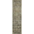 Homeroots Home Decor Green and Brown Floral Runner Rug, Green and Brown, 2'x8'