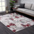 Homeroots Home Decor 7' x 10' Red and Gray Modrn Abstract Area Rug