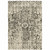 Homeroots Home Decor 8' x 11' Oriental Area Rug, Grey Ivory and Brown, Stain Resistant
