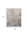 8' X 10' Ivory Tan And Blue Abstract Distressed Area Rug