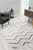 5’ X 8’ Gray Distressed Chevron Area Rug - 808230041790