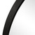 29" Black Metal Wide Arch Framed Bathroom Vanity Mirror