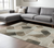 8' X 11' Gray And Ivory Geometric Area Rug