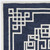 Homeroots Home Decor 5'x7' Navy Blue Ivory Hand Tufted Bordered Greek Key Indoor Area Rug, Navy Blue Ivory Color, Hand Tufted