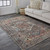Homeroots Home Decor 8' X 10' Taupe Red And Brown Floral Area Rug