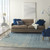 Homeroots Home Decor 8’ x 10’ Navy and Light Blue Abstract Area Rug, Navy and Light Blue Color, 8x10 Size