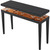 51" Black Mirrored Console Table