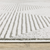 7' X 10' White And Gray Geometric Distressed Area Rug