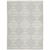 7' X 10' White And Gray Geometric Distressed Area Rug