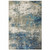 Homeroots Home Decor 5' x 7' Abstract Power Loom Stain Resistant Area Rug, Blue Grey and Beige