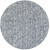Homeroots Home Decor 8' Slate Grey Heather Round Indoor Shag Rug, Slate Grey, Round
